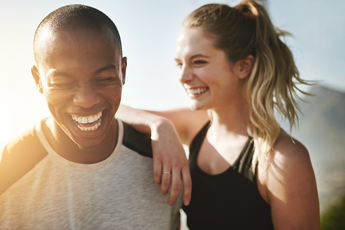 Laughing Young Couple